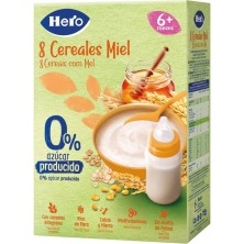 Hero Papilla 8 Cereales Miel 340 gr