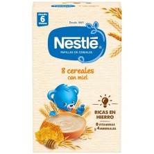 Nestlé Papillas 8 Cereales Con Miel 475 gr