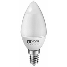 Silver Vela LED 5W E14 BCA