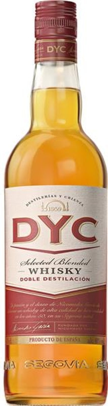 WHISKY DYC 5 AÑOS 0,70          40G