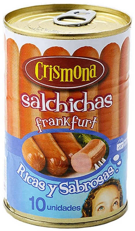 SALCHICHA CRISMONA LT 410G