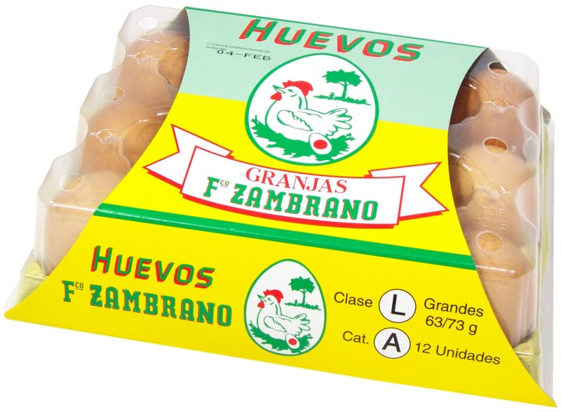 HUEVOS FRESCOS ZAMBRANO 12U CLASE L