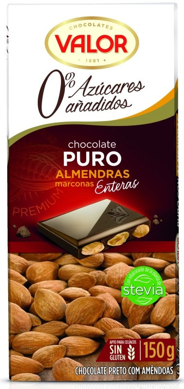 CH VALOR S/AZ ALMENDRA 150G