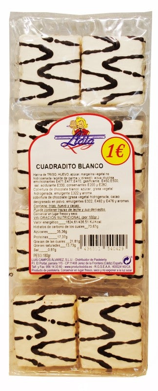 CUADRADITOS BCO LIDIA 160G