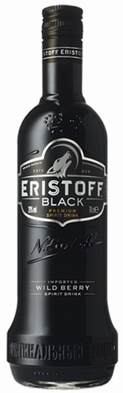 VODKA ERISTOFF BLACK 0,70       18G