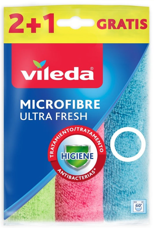 BAYETA VILEDA MICROFIB ULTRAF 2+1U