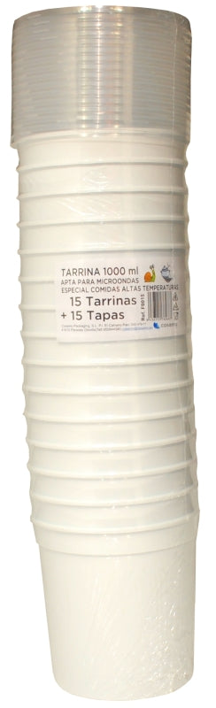 TARRINA RED COSAMO BCA+TAP 15U 1L