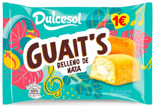GUAIT´S DULCESOL 135G 3U NATA