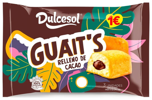 GUAIT´S DULCESOL 135G 3U CACAO