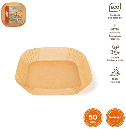 PAPEL FREIDORA AIRE MAXI CUADRA 50U