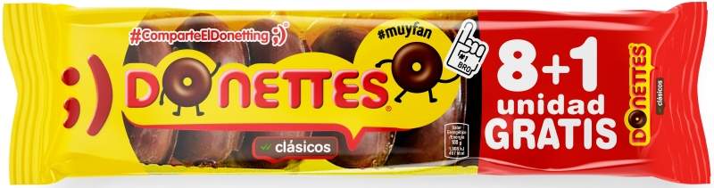 DONETTES BOMBON 8+1U