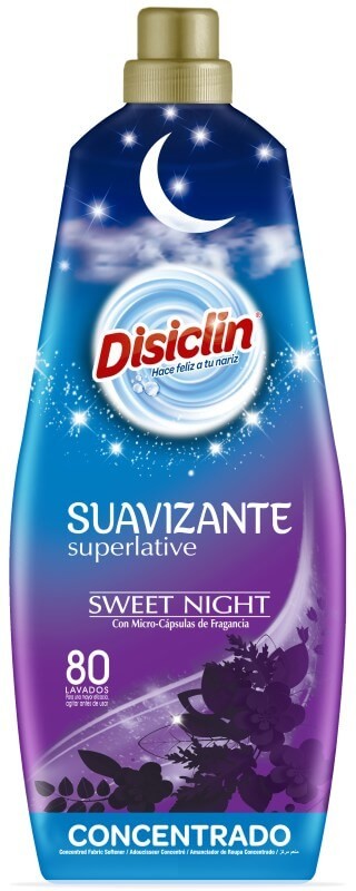 Disiclín Suavizante Superlative Sweet Night 1,44 L 80 Lavados