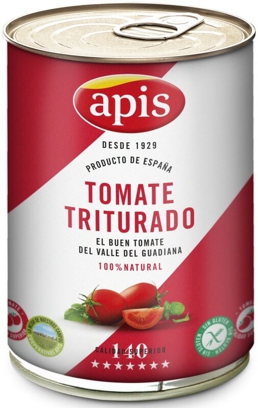 Apis Tomate Triturado en Lata 810 g - Calidad y Sabor para Cocinas Domésticas y Hostelería
