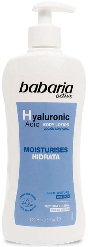 LECHE CORP BABARIA 400 A.HIALURONIC