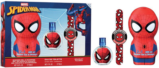 EST SPIDERMAN 50VP+PULSERA+GEL&CHP