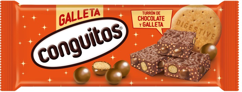TURRÓN CONGUITOS 180G GALLETA