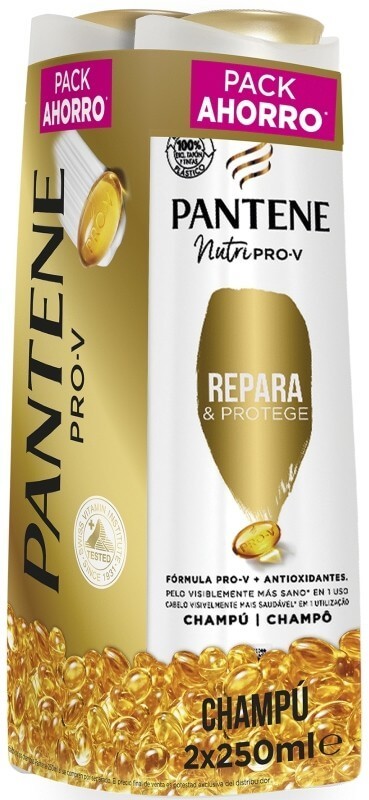 Pantene Champú Repara e Protege 2 Unidades x 250 ml