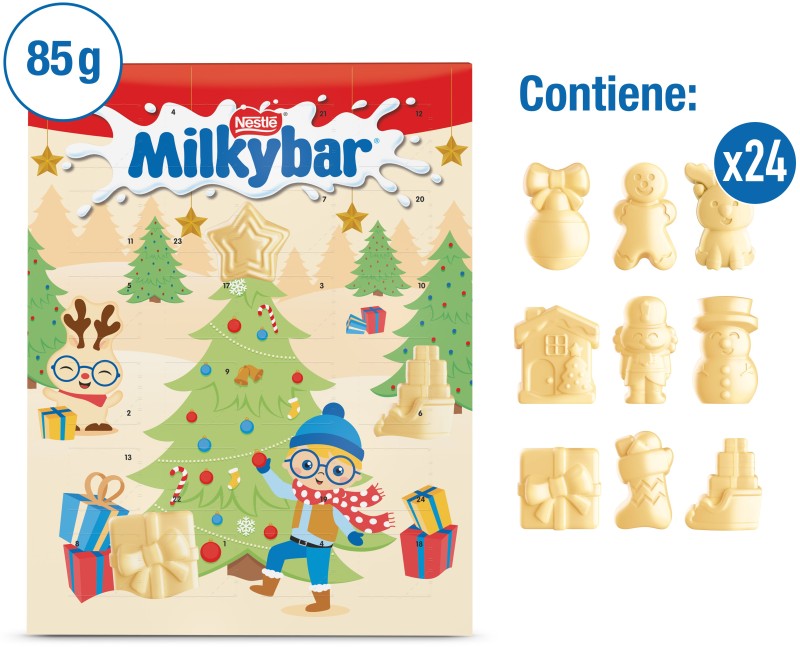 CALENDARIO ADVIENTO MILKYBAR 85G