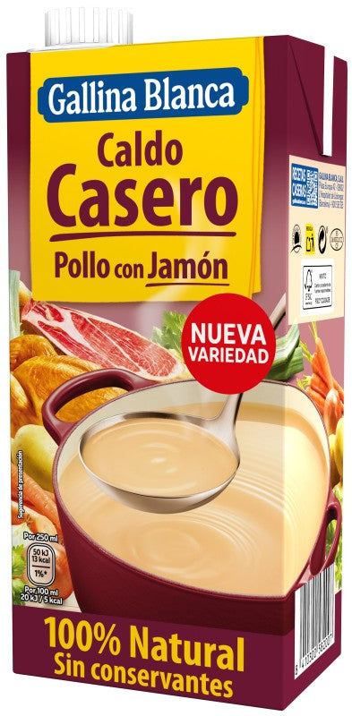 CALDO CASERO G BCA BK 1L POLLO/JAMO