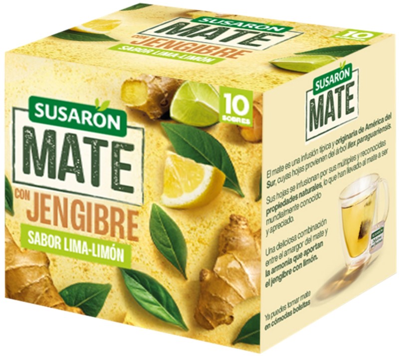 TISANA SUSARON MATE C/JENGIBRE 10SB