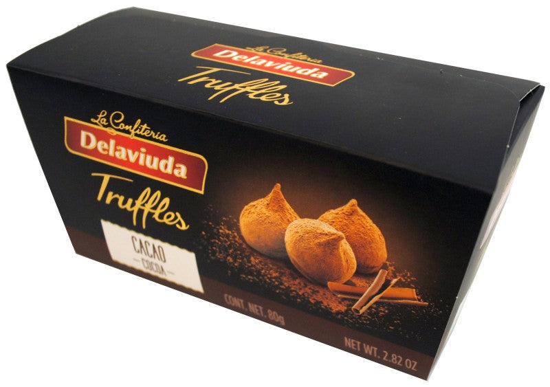 TRUFAS DELAVIUDA 80G AL CACAO