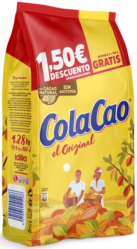 CACAO COLA-CAO ECOBOLSA 1100+180G