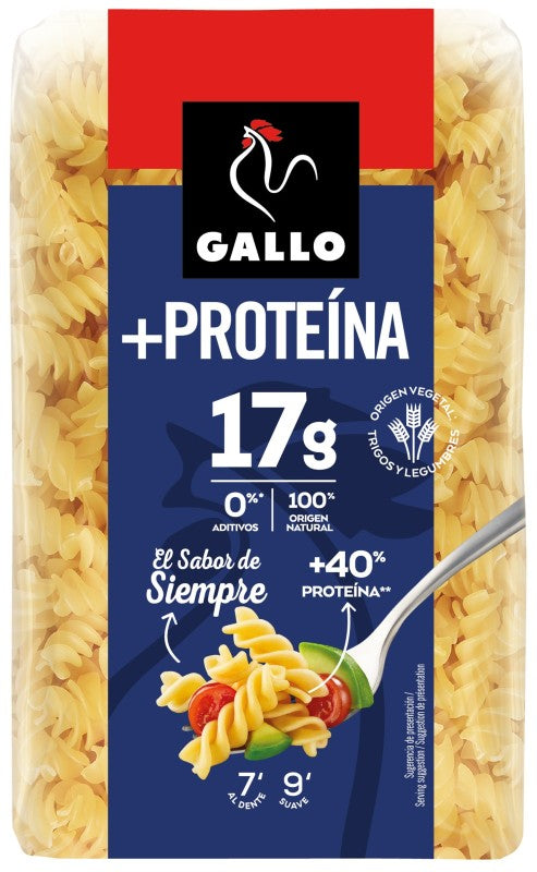 PASTA GALLO PROTEINA HELICES 400G