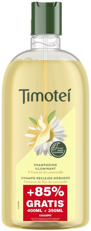 Timoteí Champú Camomila 400 ml + 350 ml