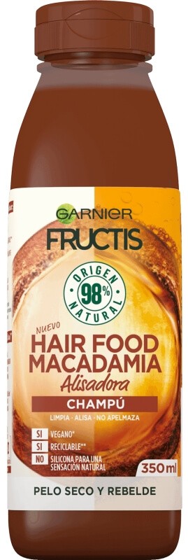 Fructis Champú Hair Food Macadamia 350 ml