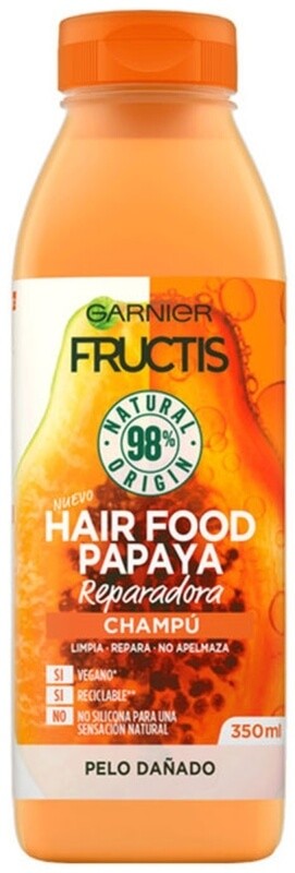 Garnier Fructis Champú Food Papaya Reparadora 350 ml