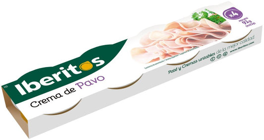 CREMA DE PAVO IBERITOS PORC 4X23G
