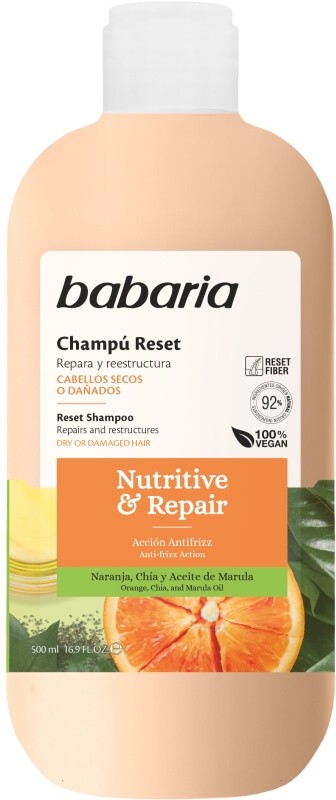 Babaria Champú Reset Nutritive & Repair 500 ml