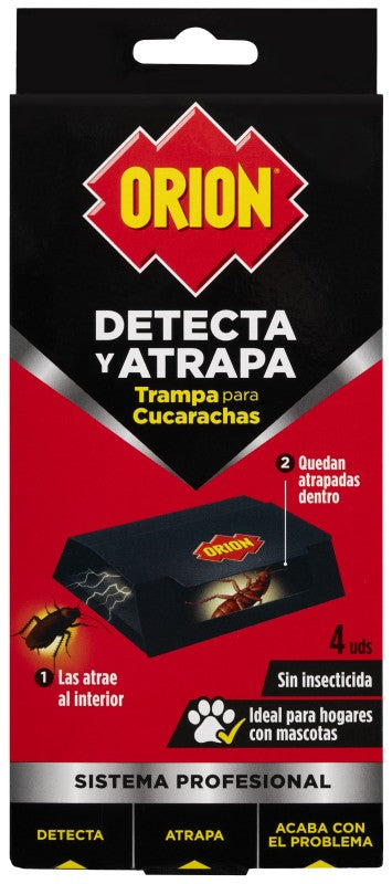 TRAMPA CUCARACHA ADHESIVA ORION 4U