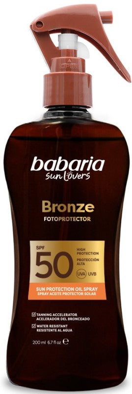 SUN ACEITE BABARIA PT 200 F50 BRONZ
