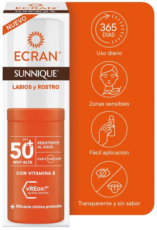 SUN FAC STICK ECRAN 4,8 F50 LAB/ROS