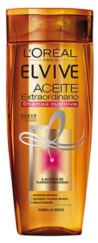 Elvive Champú Aceite Extraordinario Cabellos Secos 370 ml