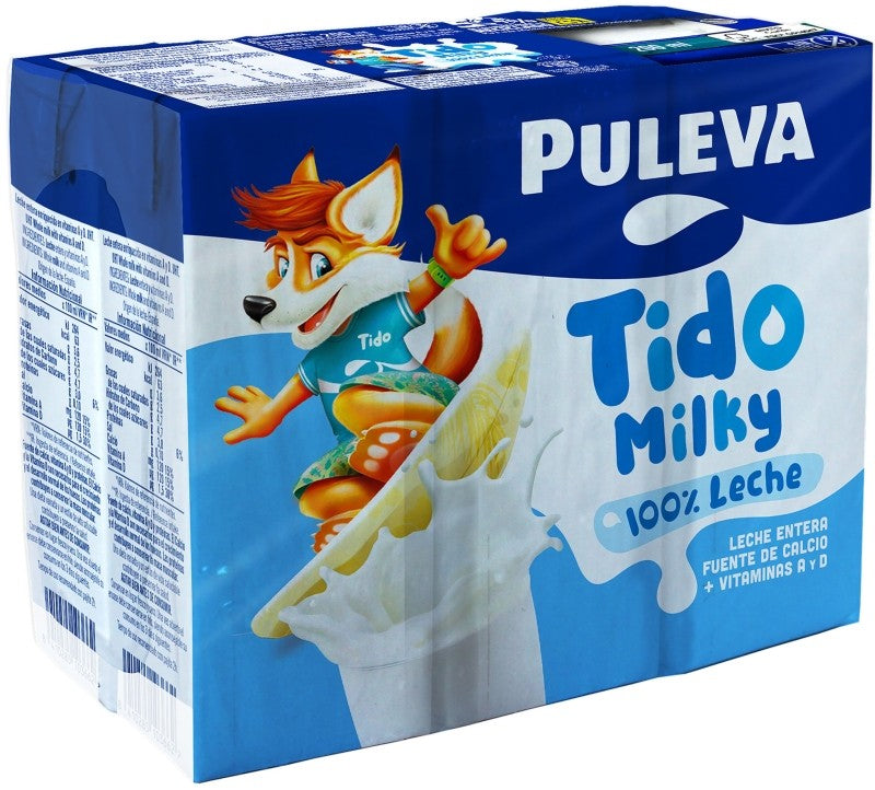 LECHE ENTERA PULEVA BK 200 PK6