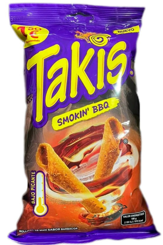 ROLLITOS MAIZ TAKIS SMOKIN BBQ 90G