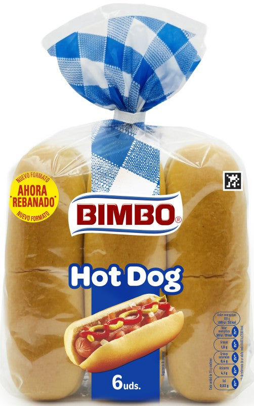 PAN HOT DOG BIMBO 6U 330G