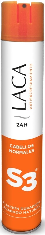 S3 Laca Cabellos Normales 400 ml - Fijación Duradera con Acabado Natural