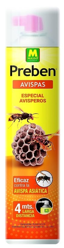Preben Insecticida para Avispas Especial Avisperos 750 ml – Eficacia y Seguridad a Larga Distancia