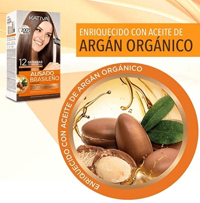 Kativa Keratina Kit Alisado Brasileño Original