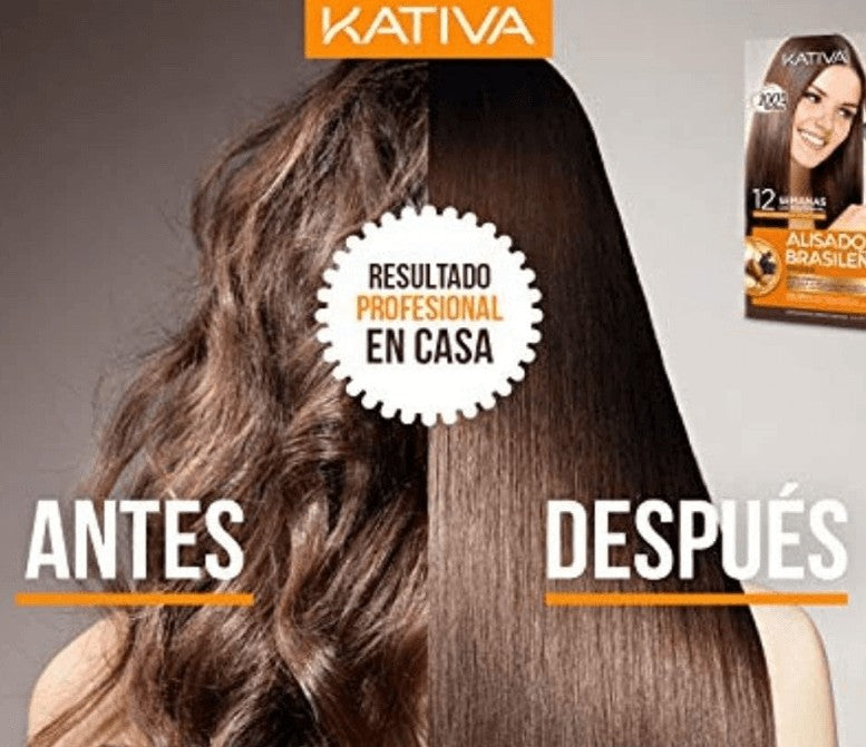 Kativa Keratina Kit Alisado Brasileño Original