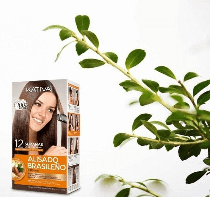 Kativa Keratina Kit Alisado Brasileño Original