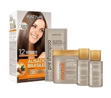 Kativa Keratina Kit Alisado Brasileño Original