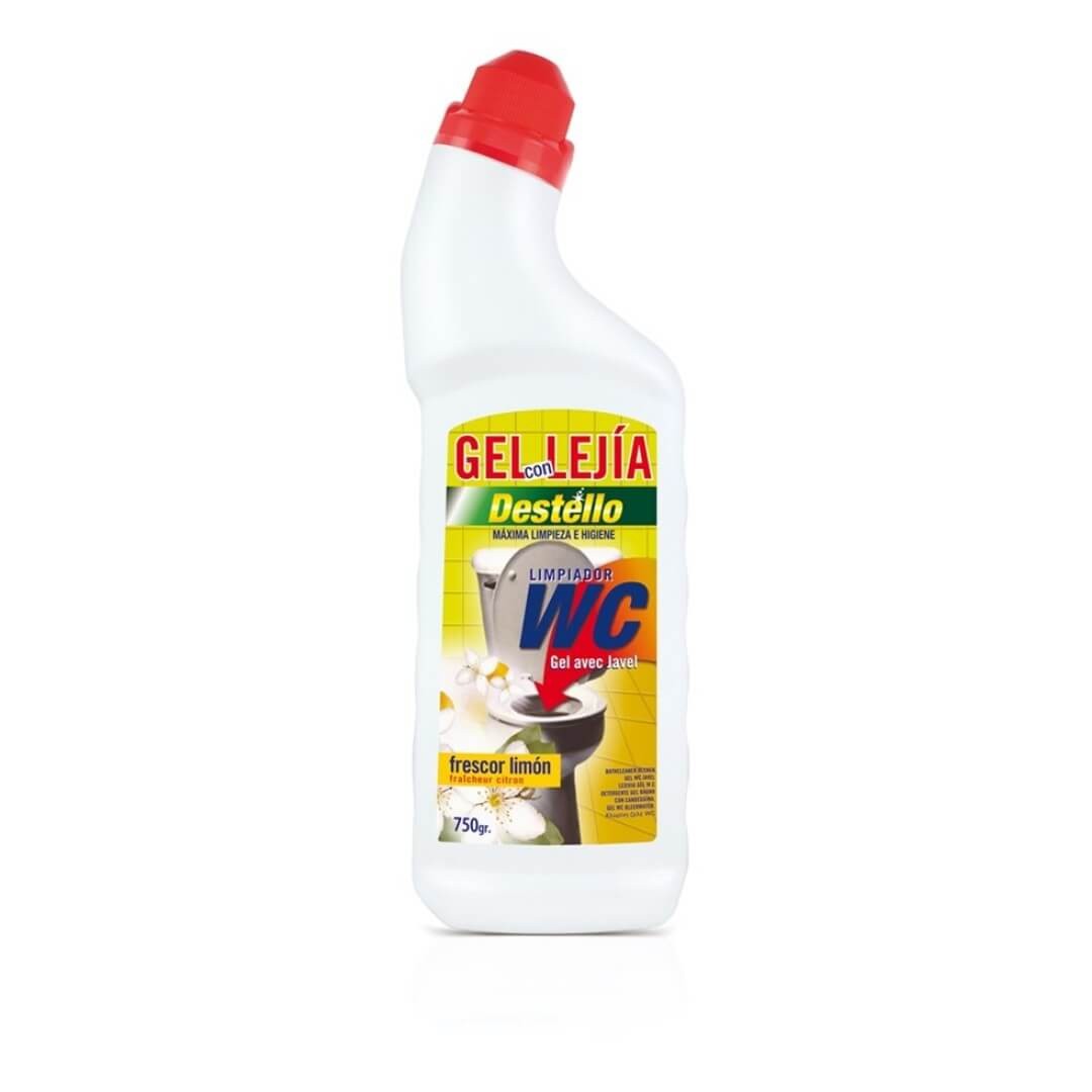 WC Gel con Lejia Limon Destello 750 ml