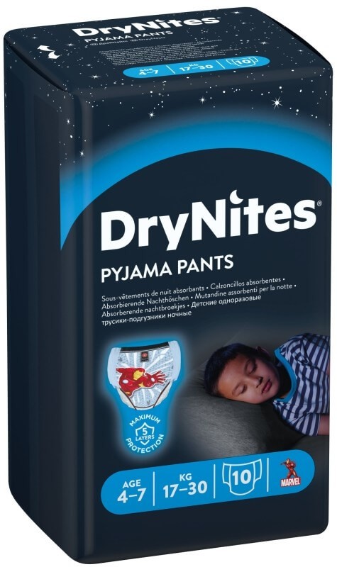 Huggies Pañales Drynites Niño 4-7 Años 10 uds
