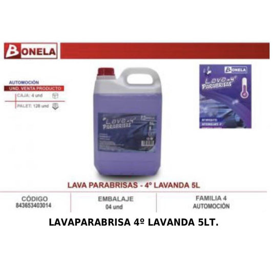 Bonela Lavaparabrisas Lavanda 5 l