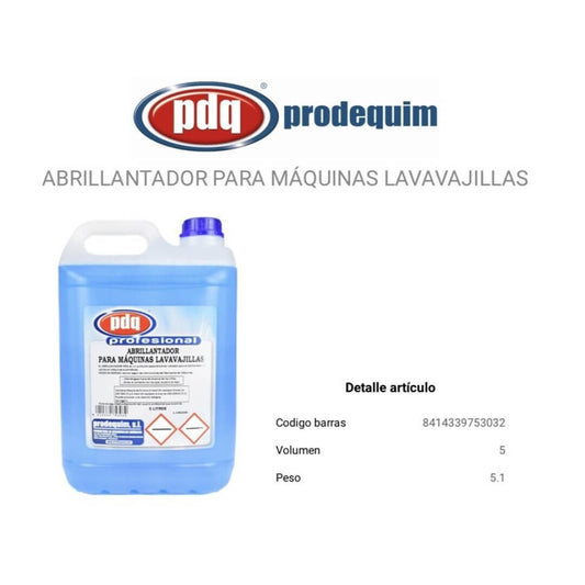 PDQ Abrillantador Máquinas 5L