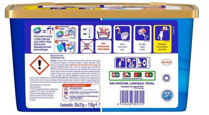 Wipp Express Cápsulas 30 Discos 750 gr